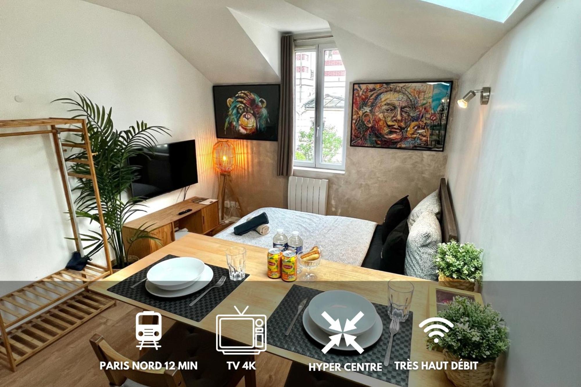 Studio Douillet Hypercentre 12 Min De Paris Enghien-les-Bains Exteriér fotografie